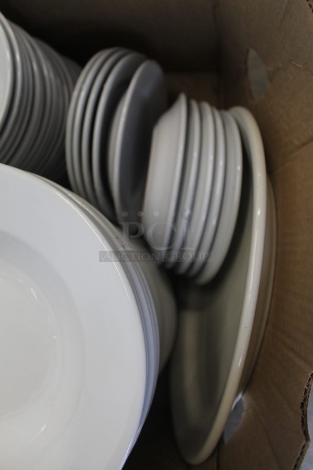 ALL ONE MONEY! Lot of Various Items Including White Plates and Pasta Plates - Image 2 of 4