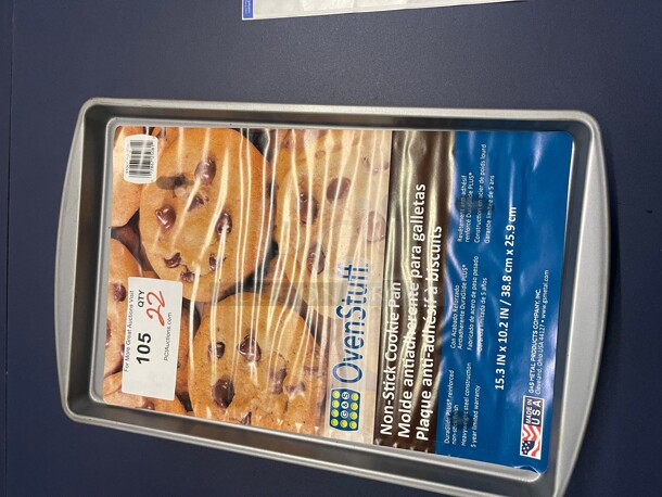 Brand New! OvenStuff Commercial Non-Stick Cookie Pan Baking Sheets - Image 6 of 7