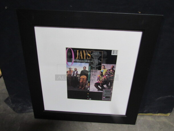 One 25X25 Framed O'Jays Album.