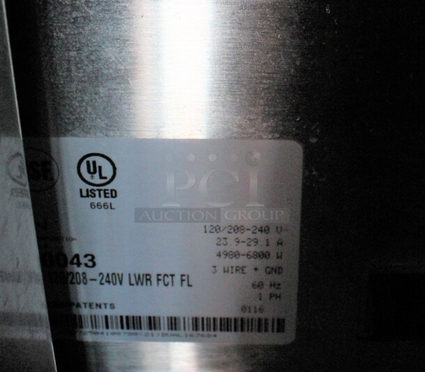 2016 Bunn Model DUAL SH DBC Stainless Steel Commercial Countertop Dual Coffee Machine w/ Hot Water Dispenser, 2 Stainless Steel Brew Baskets and 2 Bunn Model SH SERVER Satellite Servers. 120/208-240 Volts, 1 Phase. 18x24x36. Tested and Working! - Image 5 of 6