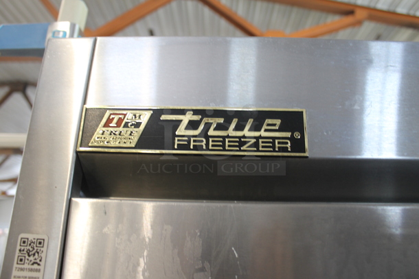 2014 True T-49F ENERGY STAR Stainless Steel Commercial Two Door Reach In Freezer w/ Poly Coated Racks on Commercial Casters. 115 Volts, 1 Phase. Tested and Working! - Image 3 of 9