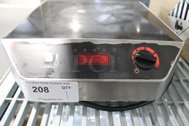 2016 CookTek MC3500 Stainless Steel Commercial Countertop Electric Powered Single Burner Induction Range. 120 Volts, 1 Phase.
 - Image 4 of 7