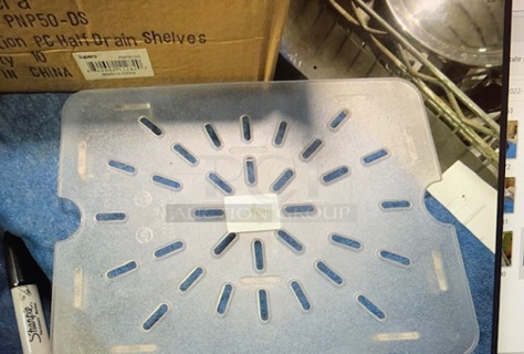 NEW Supera Half Size Drain Shelf. #DNP50-DS. 10XBID