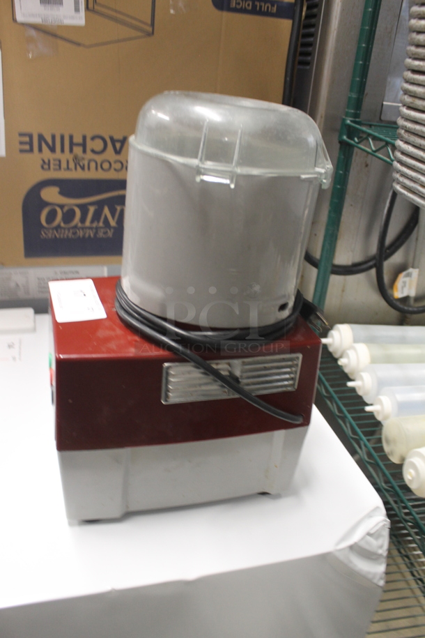 Robot Coupe R2N Commercial Electric Countertop 3 Quart Red Food Processor. 120V. Tested and Working! - Image 2 of 7