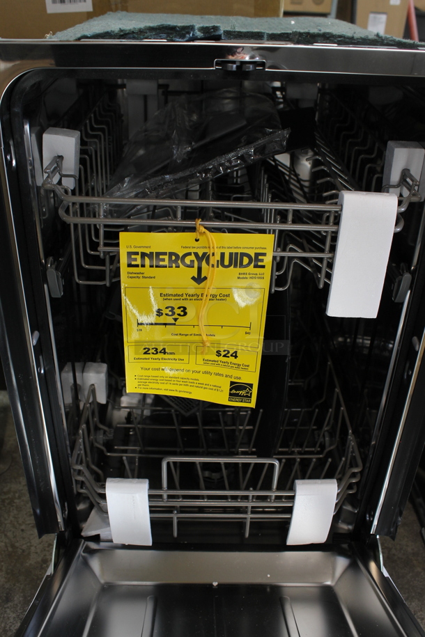 BRAND NEW SCRATCH AND DENT! Honeywell HDS18SS Stainless Steel Undercounter Dishwasher. 120 Volts, 1 Phase.  - Image 3 of 5