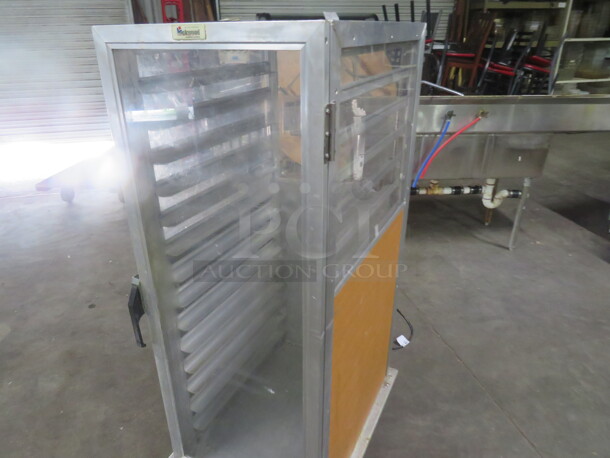 One Lockwood 1 Door Holding Cabinet On Casters. Model# CA57RR13-CD-R. 23X29.5X57.5. - Image 4 of 4