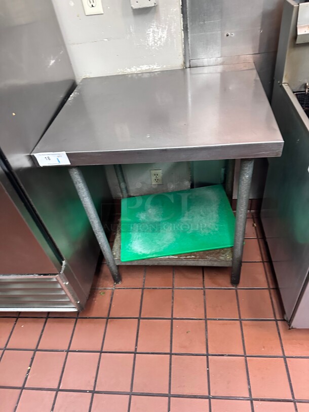 Clean! Commercial Stainless Steel Work Prep Table 30 inch wide  NSF  - Image 3 of 4