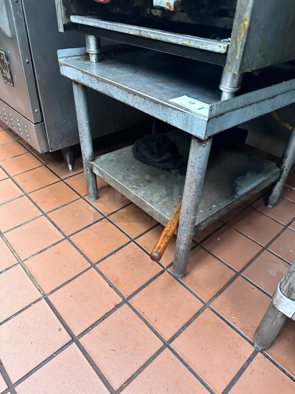 Commercial 22 Inch Heavy Duty Equipment Stand Great for the Chair Broiler item 9 - Image 4 of 4