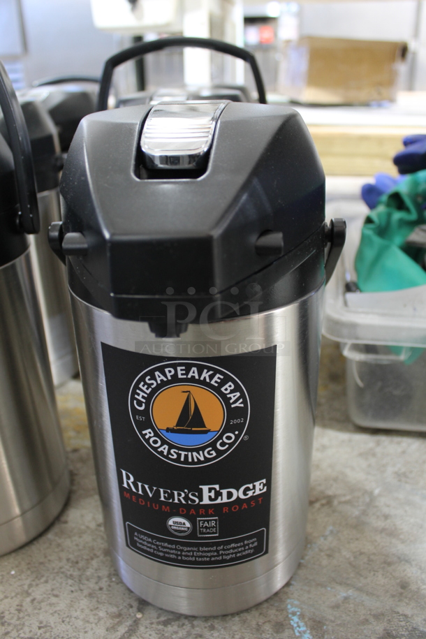 6 Stainless Steel Air Pots. 6 Times Your Bid! - Image 2 of 4