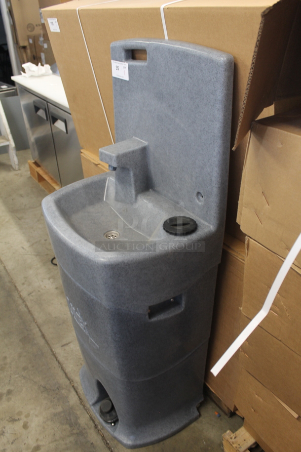 BRAND NEW SCRATCH AND DENT! Lavex Janitorial Mobile Hand Wash Station On Commercial Casters. Tested And Working!  - Image 2 of 9