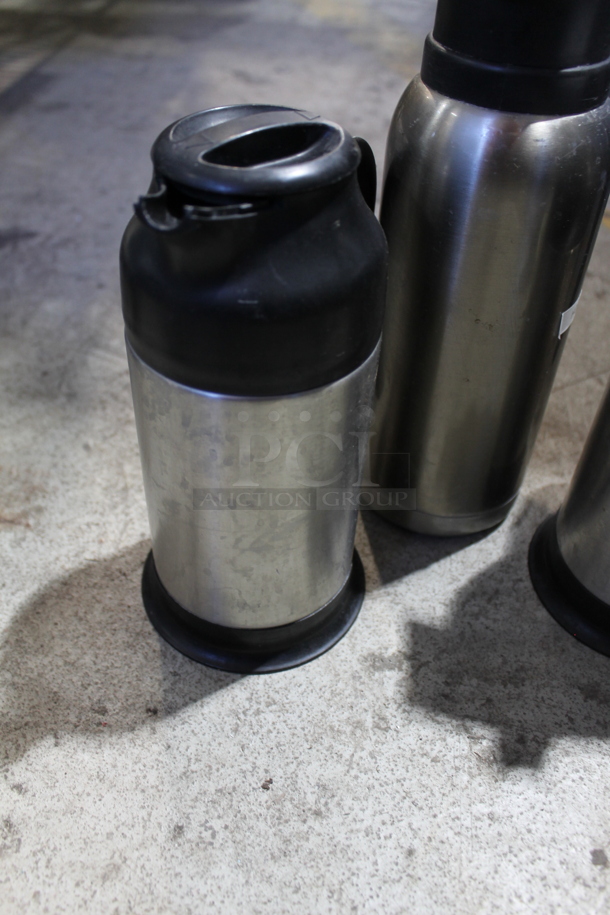 3 Various Stainless Steel Cream Pitchers. 3 Times Your Bid! - Image 2 of 4