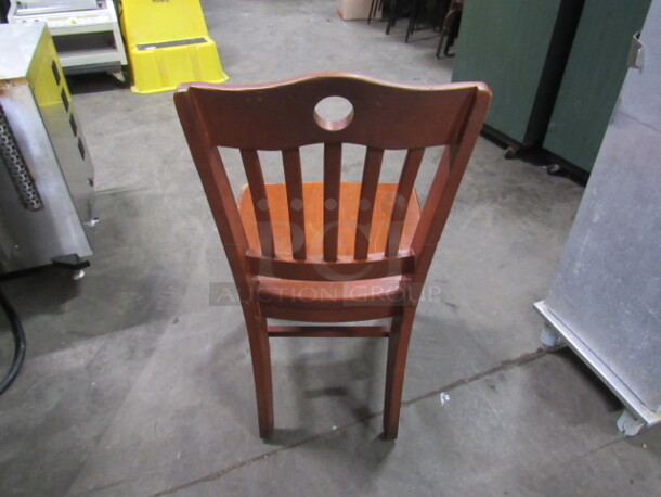 Wooden Schoolhouse Chair. 4XBID - Image 3 of 3