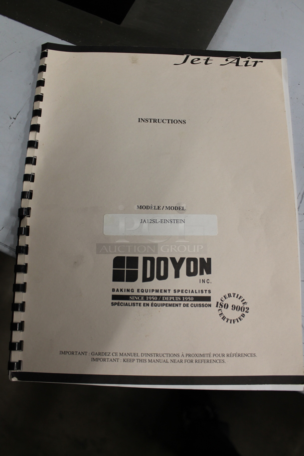 Doyon 261 Stainless Steel Commercial Electric Powered Oven Proofer on Commercial Casters. 120/208 Volts, 1 Phase.  - Image 8 of 12