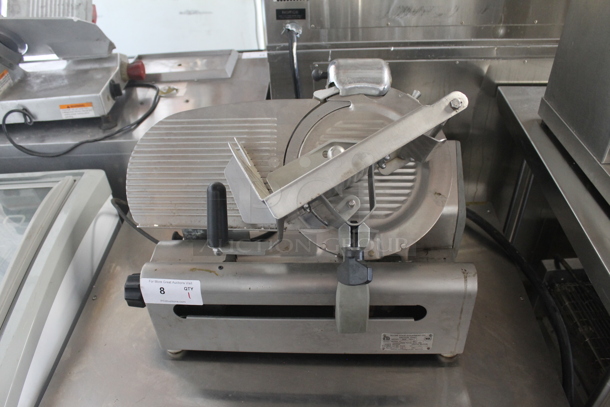 Globe 3600 Stainless Steel Commercial Countertop Automatic Meat Slicer w/ Blade Sharpener. 115 Volts, 1 Phase. Tested and Working! - Image 1 of 7
