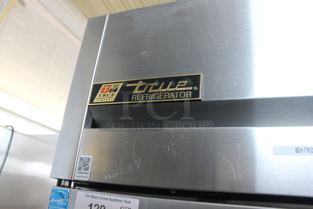 2015 True TG1R-1S ENERGY STAR Stainless Steel Commercial Single Door Reach In Cooler w/ Poly Coated Racks on Commercial Casters. 115 Volts, 1 Phase. Tested and Working! - Image 3 of 6