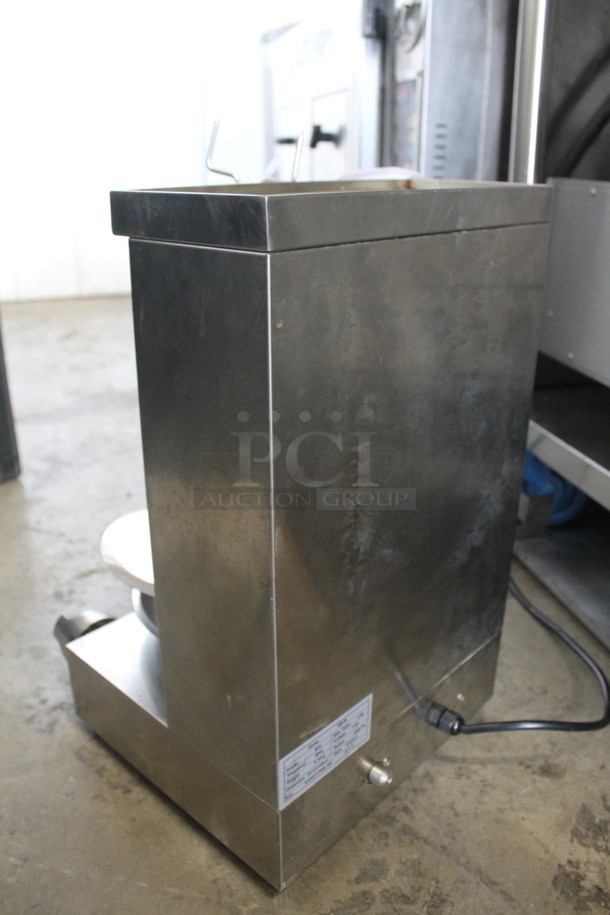 2021 GB-25 Stainless Steel Commercial Countertop Propane Gas Powered Gyro / Doner Kebab Machine.  - Image 7 of 9