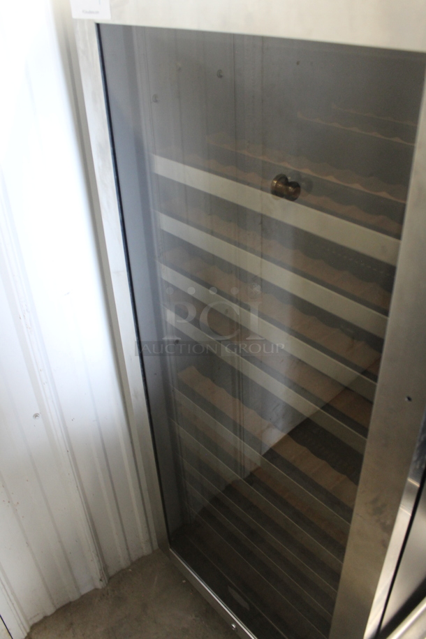 Allavino VSWR12B-1SL20 Metal Commercial Single Door Reach In Wine Chiller Merchandiser. 115 Volts, 1 Phase. Tested and Powers On But Does Not Get Cold - Image 3 of 8