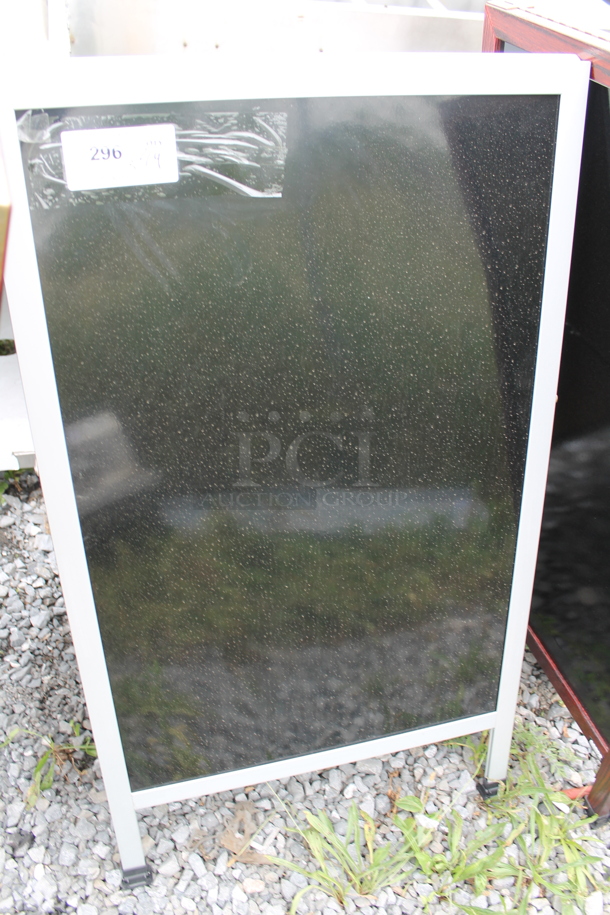 3 BRAND NEW SCRATCH AND DENT! A Frame Sidewalk Signs. 3 Times Your Bid! - Image 3 of 6