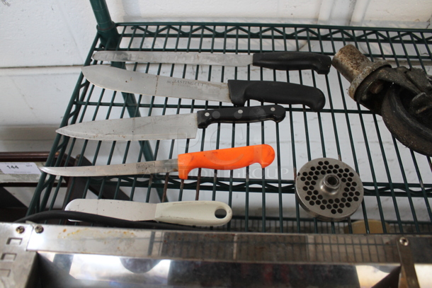 ALL ONE MONEY! Tier Lot of Various Items Including Warming Strip and Knives - Image 2 of 2