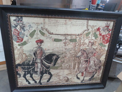 One 47X37 Framed Picture.