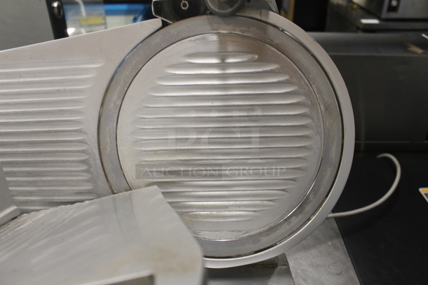 Univex 7512 Stainless Steel Commercial Countertop Meat Slicer w/ Blade Sharpener. 115 Volts, 1 Phase. Tested and Working! - Image 4 of 5