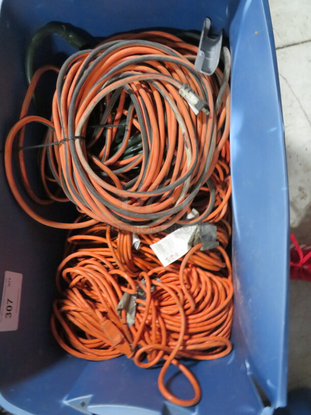 One Mega Lot Of Extension Cords. - Image 1 of 1