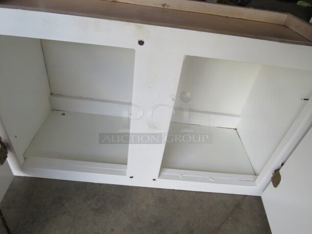 One 2 Door Cabinet. 30X13X18 - Image 2 of 2