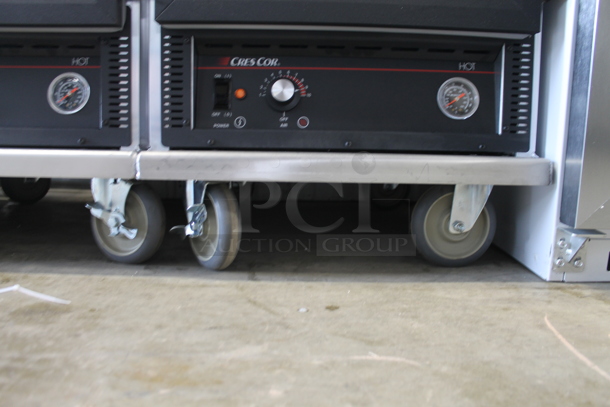 Cres Cor 1254 055 Metal Commercial Single Door Reach In Holding Cabinet on Commercial Casters. 120 Volts, 1 Phase. Tested and Working! - Image 3 of 6