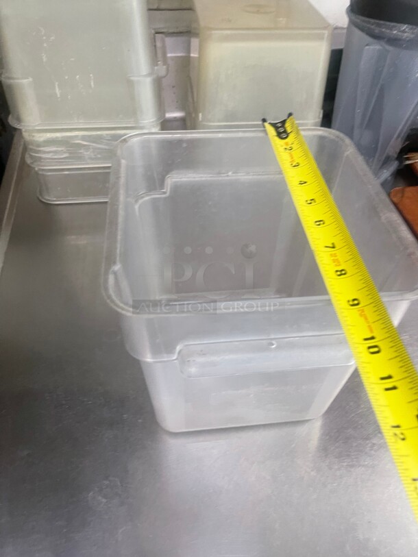 Clean! Commercial Plastic Containers with Covers NSF 9x9x9x - Image 5 of 6