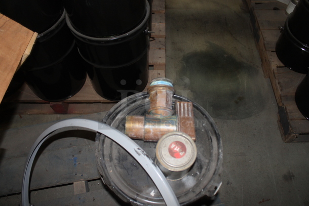 ALL ONE MONEY! PALLET LOT of Various Buckets and Extra Pallet. BUYER MUST REMOVE. - Image 3 of 4