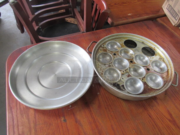 One 15 Inch Round Pan With Lid..  - Image 2 of 2