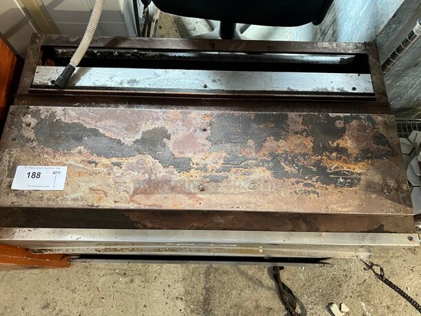 Lang Stainless Steel Commercial Propane Gas Powered Cheese Melter. 36x21x26 - Image 5 of 5