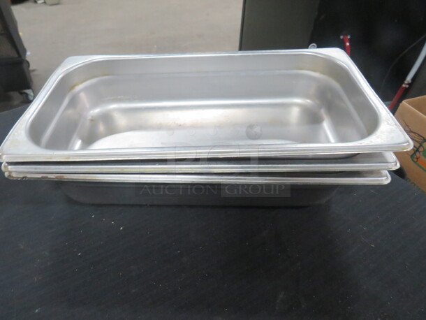 1/3 Size 2.5 Inch Deep Hotel Pan. 3XBID - Image 1 of 1