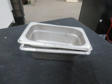 1/9 Size 2.5 Inch Deep Hotel Pan. 2XBID