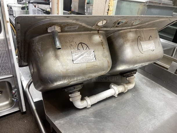 Double Bowl Commercial Kitchen Sink - Image 9 of 10