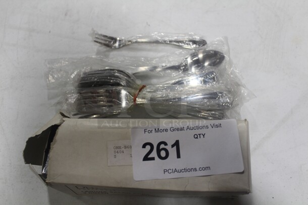 NEW IN BOX! 3 Boxes Miscellaneous Delco Laguna Silverware. 3X Your Bid!  - Image 1 of 4
