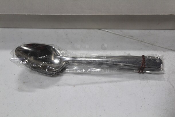 NEW IN BOX! 33 Boxes (24 Count Each) Delcor Windsor Silverware Dessert Spoons. 33X Your Bid!  - Image 1 of 3