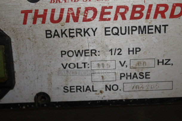 Thunderbird Metal Commercial Countertop Planetary Dough Mixer w/ Bowl Guard. 115 Volts, 1 Phase. Appears To Be 20 Quart. Tested and Does Not Power On - Image 6 of 6