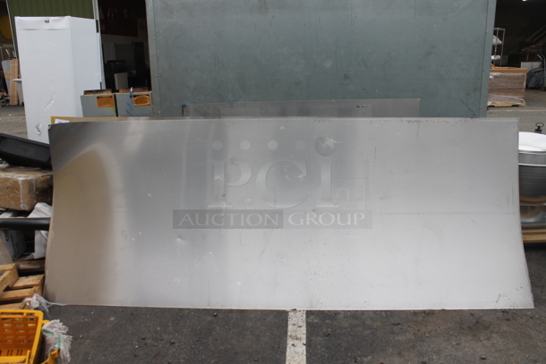 8 Stainless Steel Panels. Includes 47x1x18. 8 Times Your Bid!