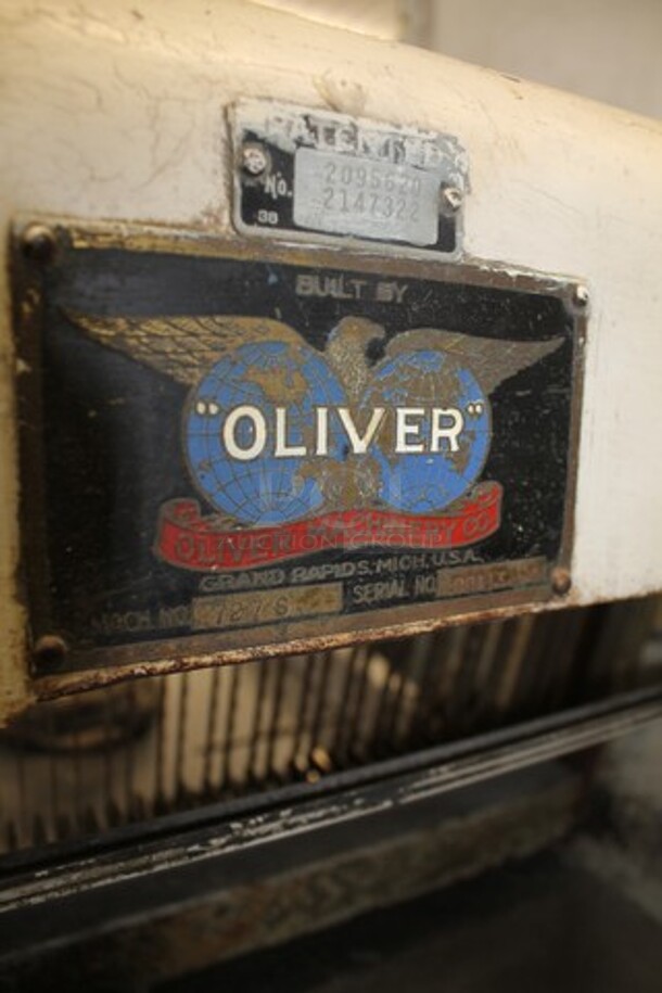Oliver 797 S Metal Commercial Floor Style Bread Loaf Slicer. Tested and Does Not Power On - Image 5 of 5