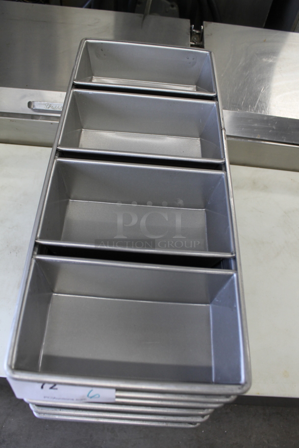6 BRAND NEW SCRATCH AND DENT! Chicago Metallic 44245 Metal 4 Loaf Baking Pans. 6 Times Your Bid! - Image 6 of 6