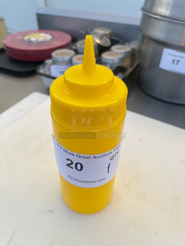 Yellow Plastic Dispenser - Image 2 of 2
