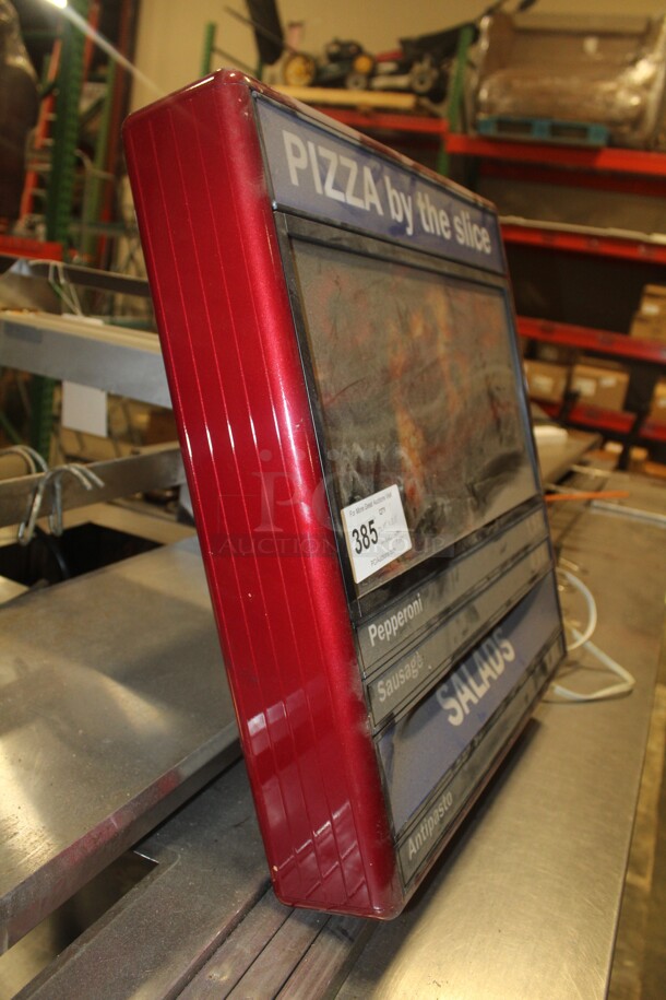 GREAT FIND! Lighted Pizza Menu Board.22x5x22.5. Working When Pulled!  - Image 4 of 5