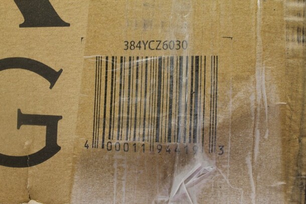 2 Boxes of BRAND NEW SCRATCH AND DENT! Lancaster Table & Seating 384YCZ6030 30" x 60" Heavy-Duty Granite White Plastic Folding Table. 2 Times Your Bid! - Image 3 of 3