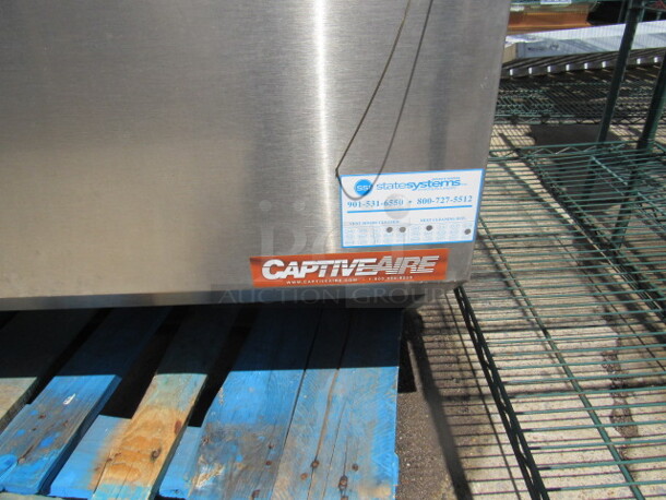 One Stainless Steel Captive Aire Hood System With Ansul. Model# 3347BD-2. 50X32X60 - Image 2 of 3