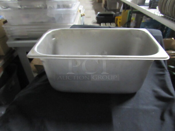 1/3 Size 6 Inch Deep Hotel Pan. 3XBID