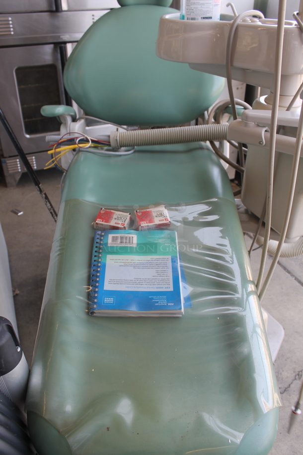 Aidee 2140 Metal Commercial Floor Style Dental Chair. 120 Volts, 1 Phase.  - Image 4 of 9