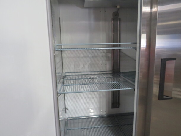 One WORKING 2 Door Avantco Freezer With 6 Racks, On Casters. Model# 178A49FHC. 54X32X83 - Image 3 of 4