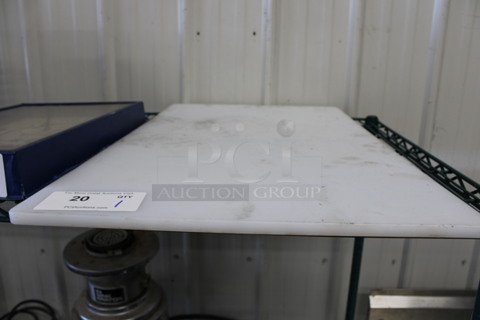 White Cutting Board. 18x30x0.5
