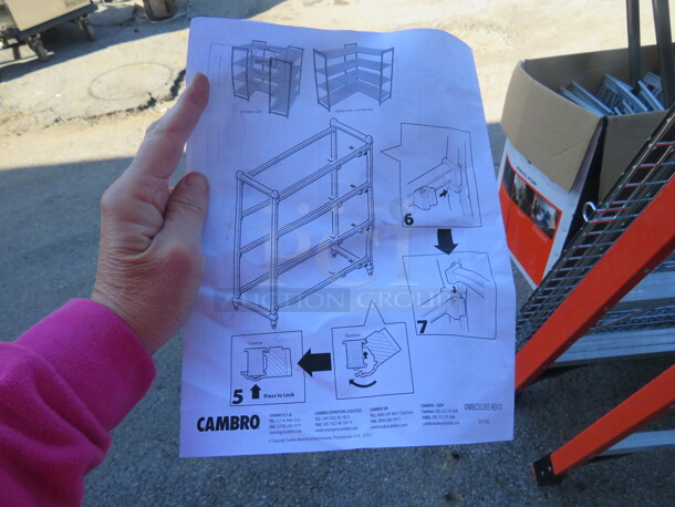 One NEW Cambro Shelving System. Assembly Requires. - Image 1 of 4